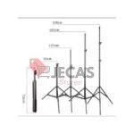 2.1m Tripods Stand Camera Phone Live Streaming Tripod Stand Shooting Tripods Phone Holder Stand For Ring Light Video Photograph