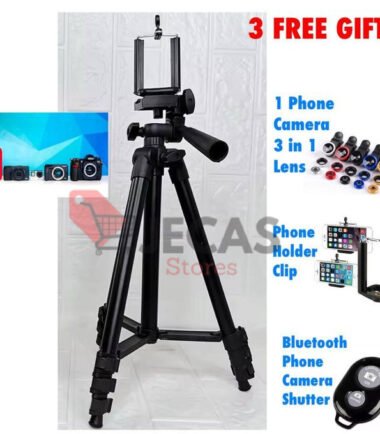 Tripod Stand For Digital Cameras And Smartphones With 2 FREE GIFTS