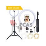 12" Inches Automatic Led Ringlight With Stand &Camera Holder